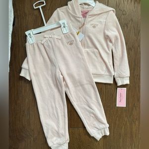 Juicy SweatSuit Tags Intact Pink 3T